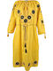 Traditional Women's Dress Cpr251 Yellow