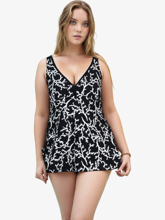 Costum de baie tankini cu push-up Colorful