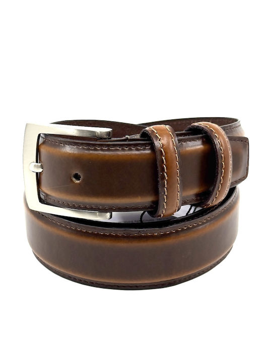 Legend Accessories Men's Belt Leather Tabac Brown