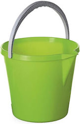 Plastic Bucket with Spout Green 7L Ø25x22cm Plastic Bucket with Spout Green 7L Ø25x22cm