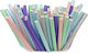 Pastell-Papierstrohhalme 20cm Ø8mm 100 Stück Tamipol