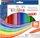 The Littlies Fibre Pens Washable Drawing Markers 5mm Thick Set 24pcs