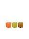 Atmosphera Candle Holder Glass 7x7x6cm 1pcs Various Colors