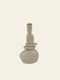 Beauty Home Candle Holder Stone in Beige Color 6x19.5x9.6cm 1pcs
