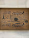 Atmosphera Wooden Rectangular Decorative Tray 42x29x5cm