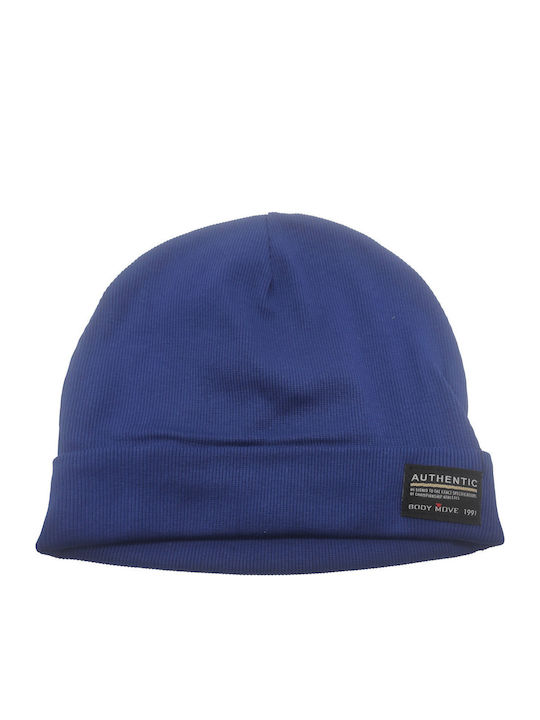 Beanie Unisex Beanie Knitted in Blue color