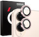 Northjo Camera Protection Metal Frame Pink for the Samsung Galaxy S25 Edge 5G