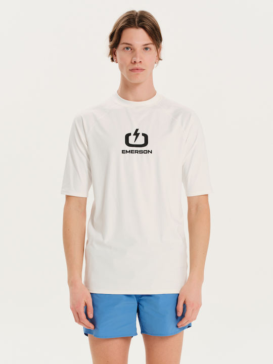 Emerson Men's Short Sleeve Sun Protection Shirt White