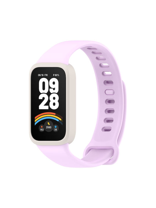 Λουράκι Σιλικόνης Μπεζ (Redmi Band 3, Xiaomi Smart Band 9 Active)