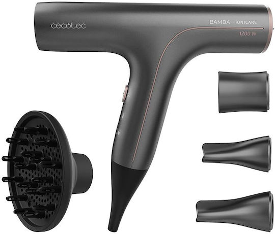 Cecotec Ionicare 6000 Rockstar Soft Pro Πιστολάκι Μαλλιών με Φυσούνα 1200W