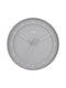 Braun Wall Clock Gray Ø30cm
