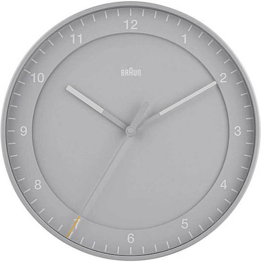 Braun Wanduhr Gray Ø30cm