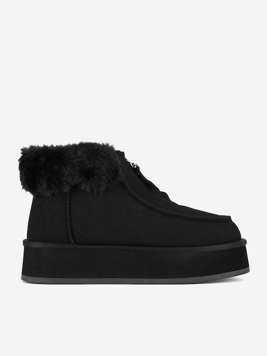 Jenny Fairy Ghete dama Ankle Boots Negru