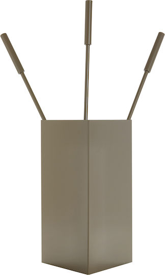 Кофа за инструменти за камина Brown Olive Zogometal K36-1230