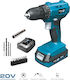 EDM Grupo Percussive Drill Driver Battery 20V 1x2Ah S7926684