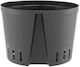 Leni Design Plastic Flower Pot Black 28x28x28cm