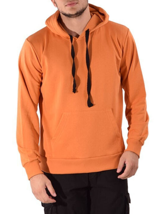 Sweatshirt with Hood Orange