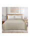 Heinner Fleece Decke Doppel 200x220cm Beige