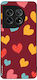 Sonique Heart Series Case Oneplus 11 5g Bordeaux