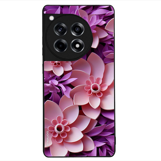 Sonique 3D-Blumenserie Hülle für OnePlus 12R 5G Pink