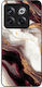Калъф Sonique Marble Series за OnePlus 10T Бордо