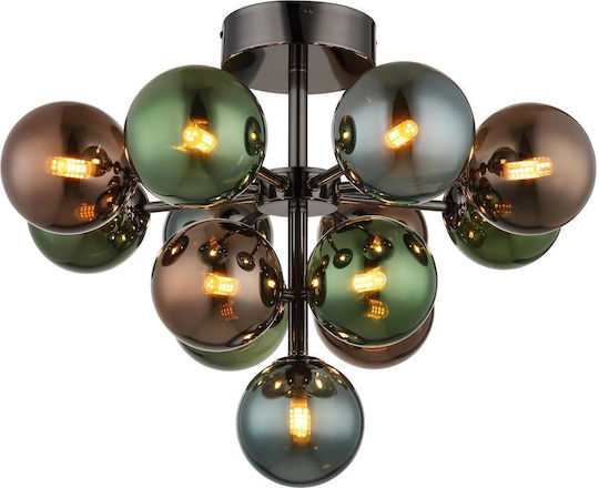 Globo Lighting Ceiling Mount Light 56cm Multicolour with G9 Lamp Holder