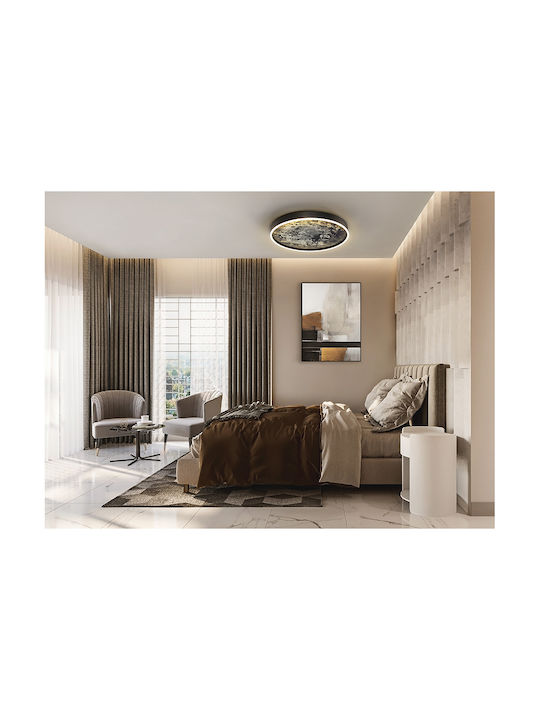 Stone Deckenleuchte Schwarz mit Integrierter LED
