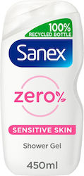 Sanex Zero% Sensitive Skin Shower Gel 450ml
