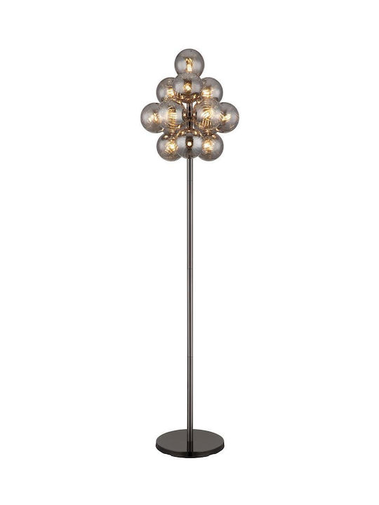 Globo Lighting Φωτιστικό Δαπέδου Υ160xΜ39.5εκ. με Ντουί για Λαμπτήρα G9 Μαύρο