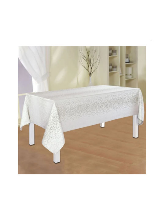 JumT Tablecloth Silver Beige 240x140cm