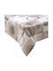 JumT Tablecloth Coffee 180x140cm