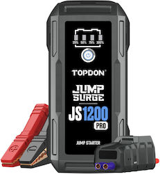 Topdon Jump Surge 1200 Pro Φορητός Εκκινητής Μπαταρίας 10000mAh 12V Topdon Jump Surge 1200 Pro Φορητός Εκκινητής Μπαταρίας 10000mAh 12V