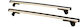 Hermes Aluminum Car Roof Bars GS3 for Daihatsu Move 5D Hatchback 1995-2002 Set with Roof Rack Legs and Lock
