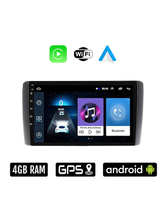 Автомобилна Аудио Система (Блутут/USB/WiFi/GPS/Apple-Carplay/Android-Auto) с Тъчскрийн 9"