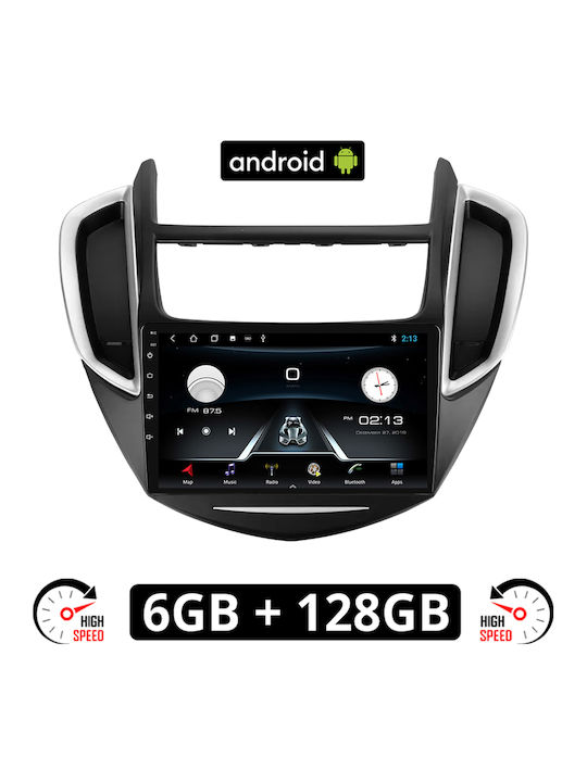 Sistem Audio Auto pentru Chevrolet Trax 2014 2022 (Bluetooth/USB/AUX/WiFi/GPS/Apple-Carplay/Android-Auto) cu Ecran Tactil 9"