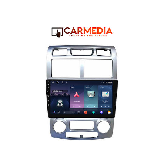 Carmedia Ηχοσύστημα Αυτοκινήτου για Kia Sportage 2004-2010 με Clima (Bluetooth/USB/WiFi/GPS/Apple-Carplay/Android-Auto) με Οθόνη Αφής 9"