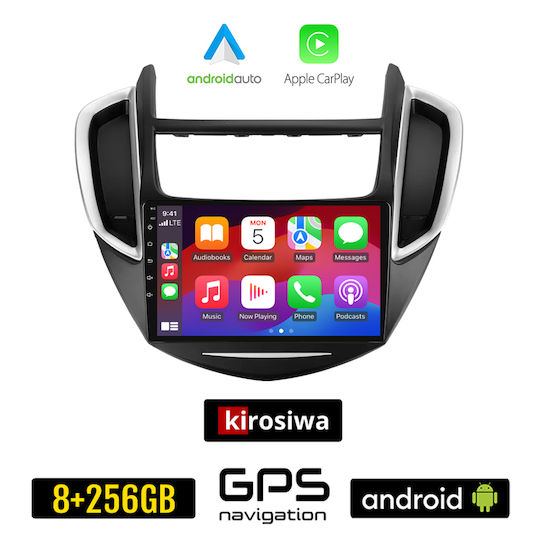 Kirosiwa Car Audio System for Chevrolet Trax 2014 2022 (Bluetooth/USB/AUX/WiFi/GPS/Apple-Carplay/Android-Auto) with Touch Screen 9"