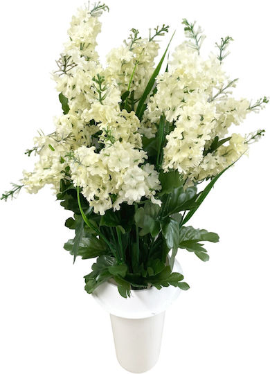 Λεβάντα Λευκό Λευκό 48cm