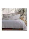 Nef-Nef Homeware Morelo Κουβέρτα Υπέρδιπλη 230x250εκ. Γκρι