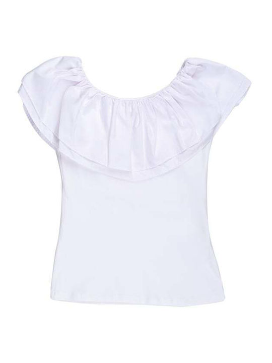 Silvian Heach Дамско T-shirt Бяло
