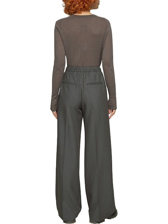Damen Stoff Hose Gray