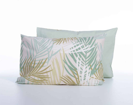 Nef-Nef Homeware Amazon Μαξιλαροθήκη με Φάσα Green 52x72εκ.