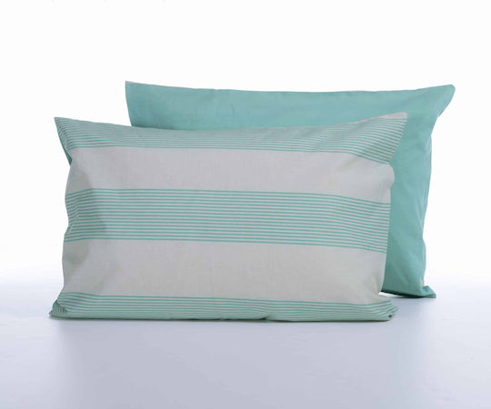 Nef-Nef Homeware Casual Stripe με Φάσα Petrol 52x72cm Nef-Nef Homeware Casual Stripe με Φάσα Petrol 52x72cm