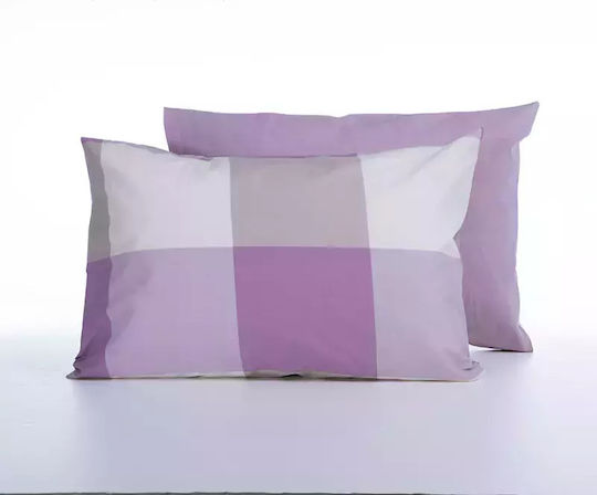 Nef-Nef Homeware Casual Check με Φάσα Mauve 52x72cm
