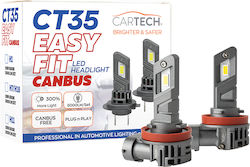 Cartech Lampă H11 LED Alb rece