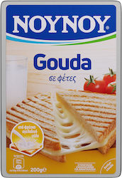 Τυρί Gouda σε φέτες NOYNOY (10 φέτες) (200g)