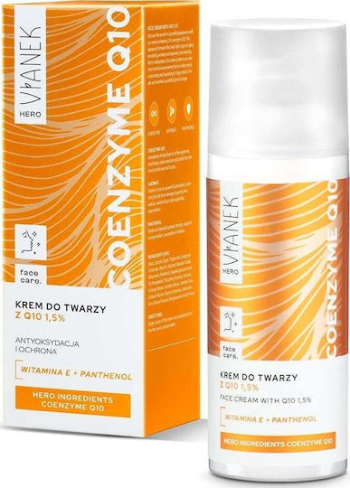 Vianek Ενυδατική Κρέμα Προσώπου με Coenzyme Q10 50ml