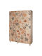 Three Door Wardrobe Multicolored 135x52x192cm