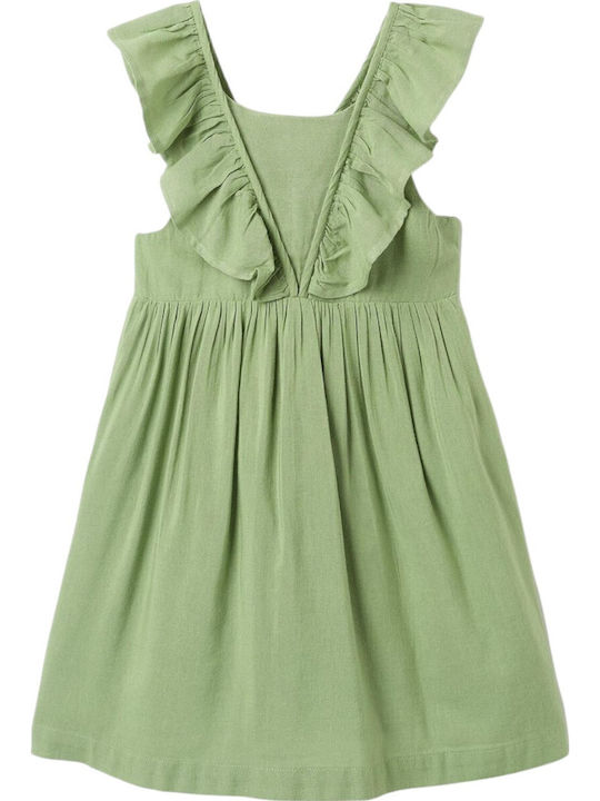 Children's Dress Lime Green