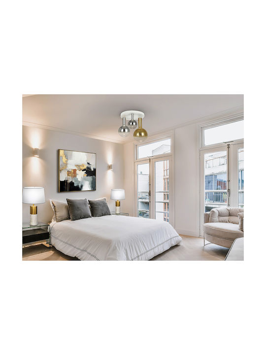 Matices Ceiling Mount Light White with Integrated LED